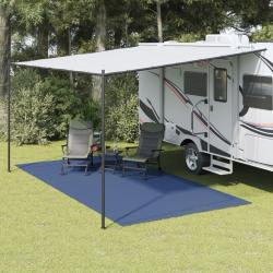 Tapis de tente bleu 5x2,5 m