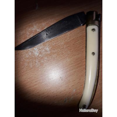 ANCIEN COUTEAU LAGUIOLE Calmels Hors Concours Old Knife Messer Coltello EUR 119,00 - FR