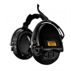 Sordin Supreme Pro-X Neckband - Casque antibruit électronique Vert Olive