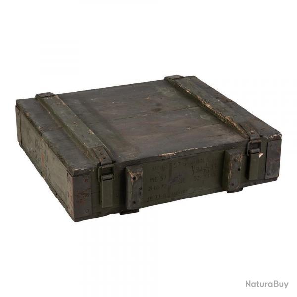 Caisse militaire bois occasion 64x60x19cm