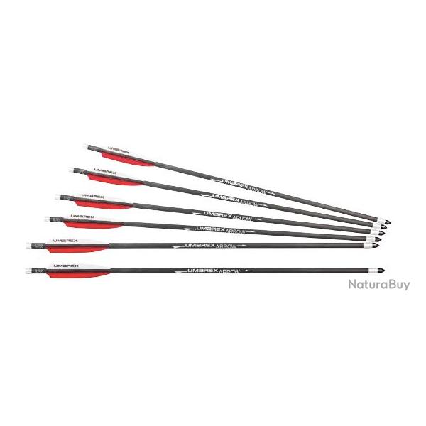 FLECHES POUR UMAREX AIRSABER AVEC FIELD TIP - PACK DE 6