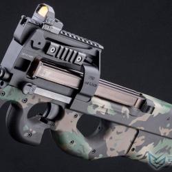 FN Herstal P90 AEG - Noir Camo - EMG/Krytac/Cybergun