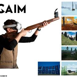 Jeu de chasse réalité virtuelle Gaim by Aimpoint Crosse standard