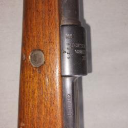 Fusil mauser G 98 gewerh G 98 WWI 1917 Calibre 8.57 is et baïonnette mauser 1938 tcheque