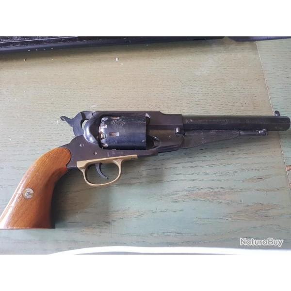 ancien revolver FILLI PIETTA A POUDRE NOIR CLIBRE 36 POWER MADE IN ITALY A REVISER POUR COLLECTIONNE