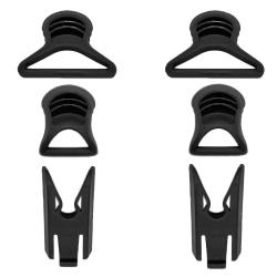 Clips pivotants TRAIL BLASER casque 6pcs - Noir