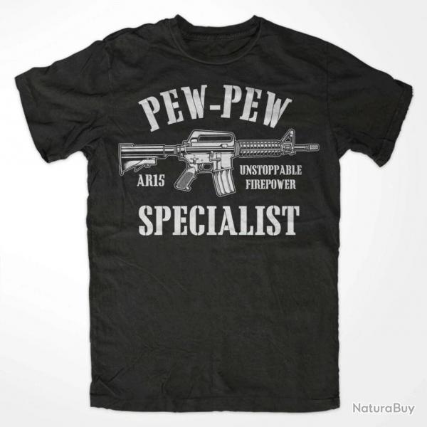 T-shirt AR15 Pew-Pew Specialist Operator - XXL