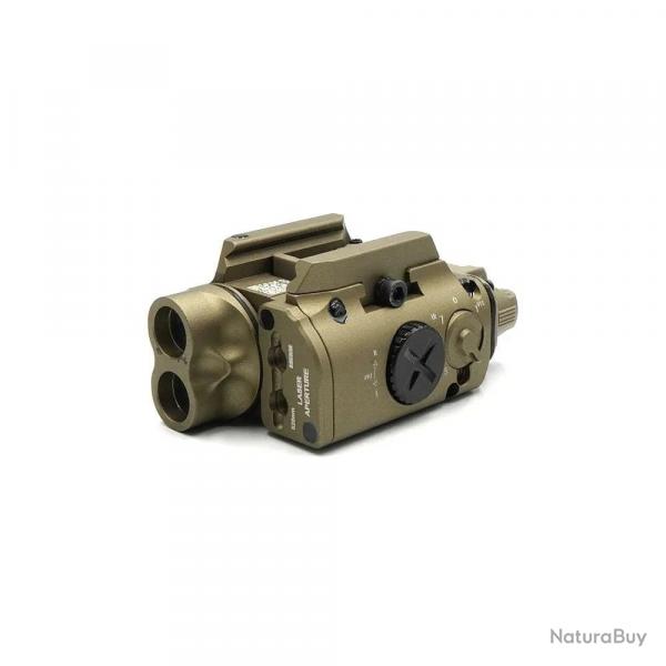 FMA Tactical XVL2 IRC Weapon Light and IR Illuminator Flashlight with Red and IR Laser for Tactical 