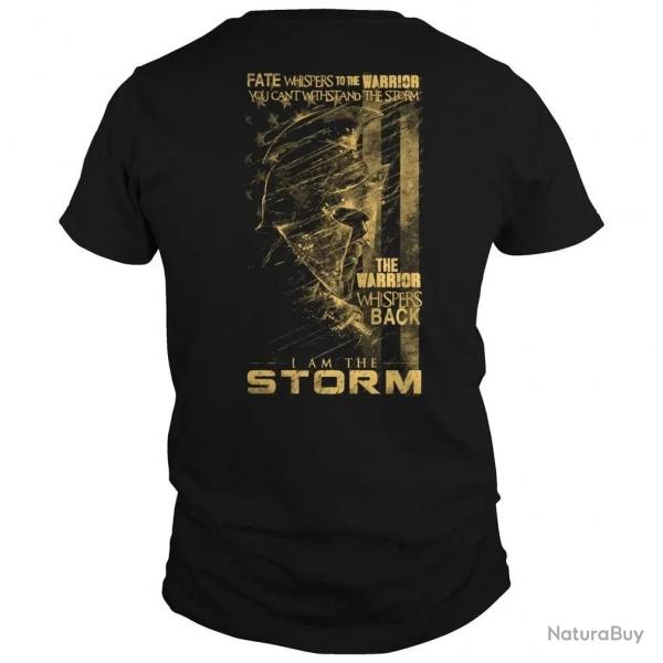 T-shirt militaire Spartan Kokor manches courtes - Noir / L