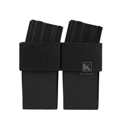 Pochette chargeur KRYDEX triple/double 5,56" 7,62" - Double (noir)