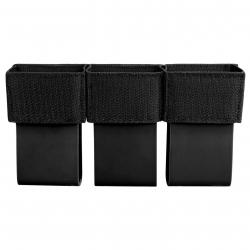 Pochette chargeur KRYDEX triple/double 5,56" 7,62" - Triple (noir)