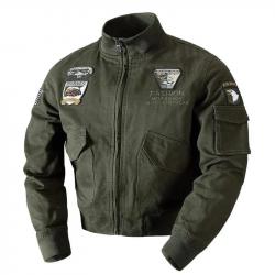 Veste aviateur Air Force CLASSDIM col montant - Vert / 4XL