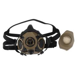Masque respiratoire demi-visage MA-119 SOTR - Marron
