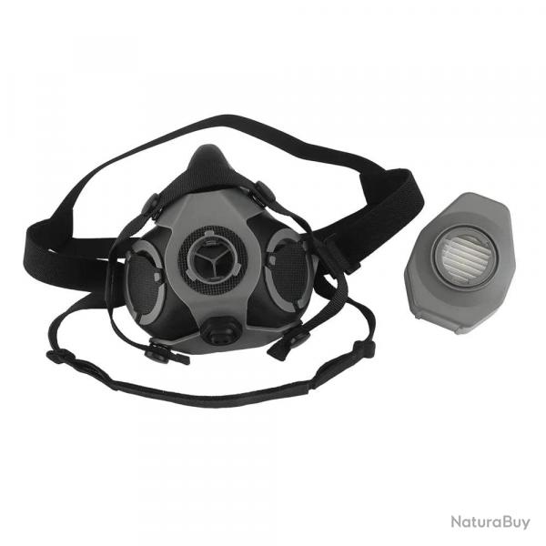 Masque respiratoire demi-visage MA-119 SOTR - Gris