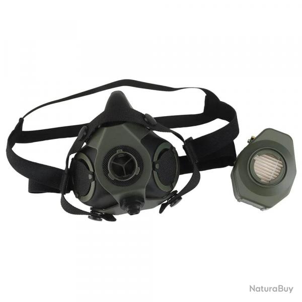 Masque respiratoire demi-visage MA-119 SOTR - Vert arme
