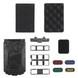 Boîte piles CR2032/CR123A Molle gilet tactique - Multicam noir