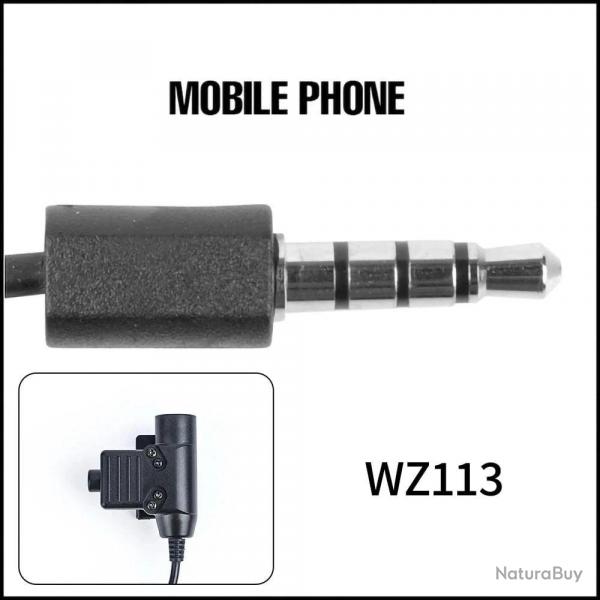 Tactical NEW U94 PTT Civilian Version WADSN Headset COMTA WST TAC-SKY Earphone Hunting Headphone PTT