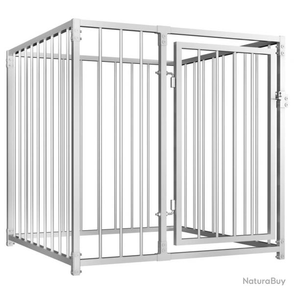 Chenil d'extrieur pour chiens 100 x 100 x 100 cm