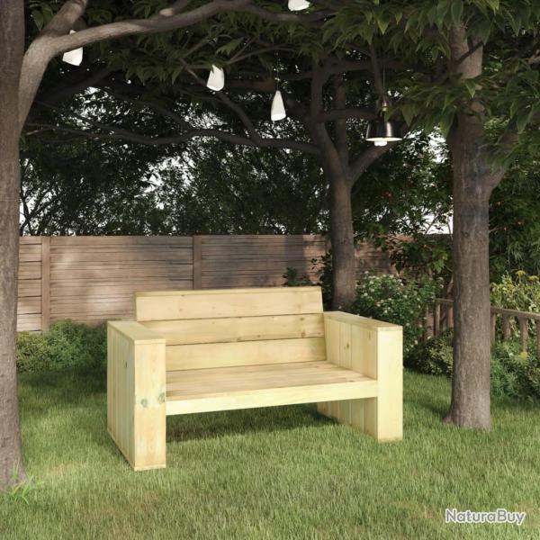 Banc de jardin 139 cm bois de pin imprgn