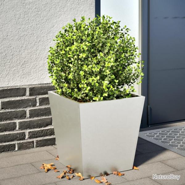 Jardinire 40x40x40 cm acier inoxydable