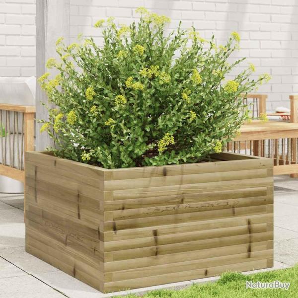 Jardinire 80x80x46 cm bois de pin imprgn