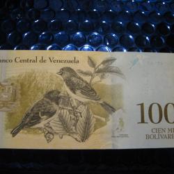 Venezuela  billet de 100 bolivar sup 2017