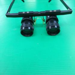 LUNETTE JUMELLE  ESCHENBACH  TELE  4 X  .  GERMANY  .  AVEC BOITE  TRANSPORT  RIGIDE  OFFERT  .