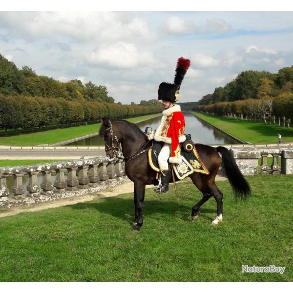 Reproduction Uniforme complet de Lieutenant Chasseur a Cheval de la Garde 1er Empire