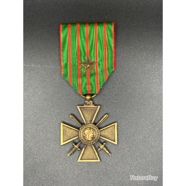(19.002) Croix de Guerre 1914-1918 / 1 citation / revers 14-18