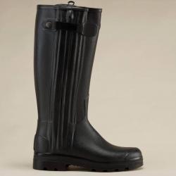 Bottes Chasseur homme doublées néoprène noires LE CHAMEAU-48-44