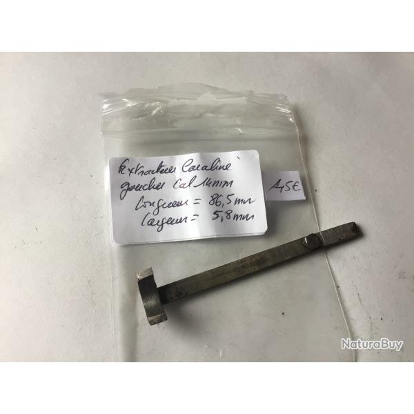 VENDU PAR LE-CUIRASSIER N 72 EXTRACTEUR CARABINE GAUCHER MANU ARM CALIBRE 14 MM