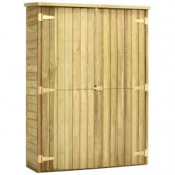 Abri de jardin cabane cabanon maison de stockage remise extérieur hangar outils robuste 123 x 50 x