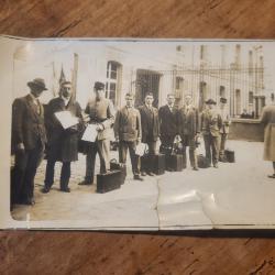 Photo ancienne Entrée Ecole Spéciale Militaire (St Cyr)
