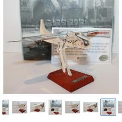 Avion plaqué argent Atlas 1/200 Scale Diecast - 7 504 021 -1953 Bristol Type 170 Superfreighter MK32