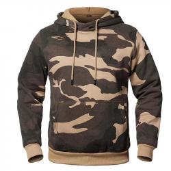 Sweat à capuche WarCore Alpha Harajuku - Camouflage marron / 3XL
