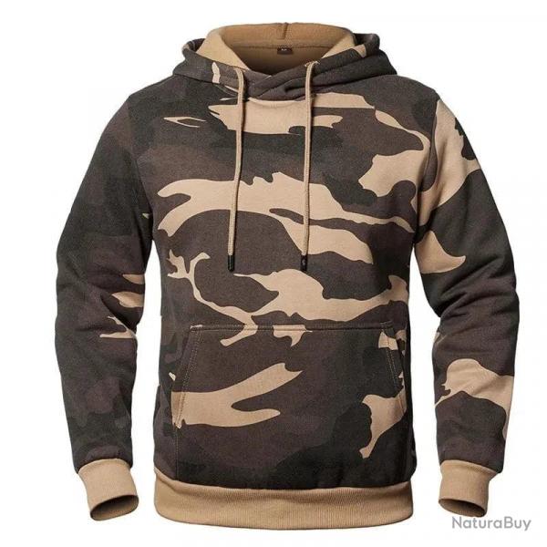 Sweat  capuche WarCore Alpha Harajuku - Camouflage marron / 4XL