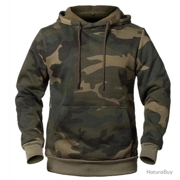 Sweat  capuche WarCore Alpha Harajuku - Camouflage vert / 2XL