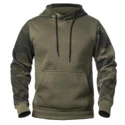 Sweat à capuche WarCore Alpha Harajuku - Vert armée / M