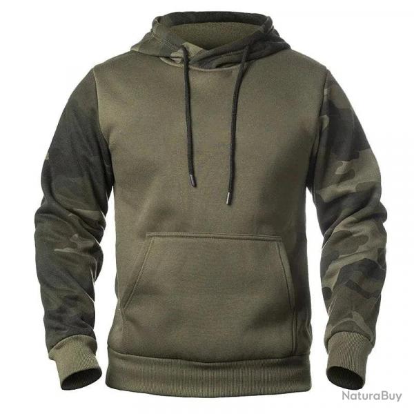 Sweat  capuche WarCore Alpha Harajuku - Vert arme / M