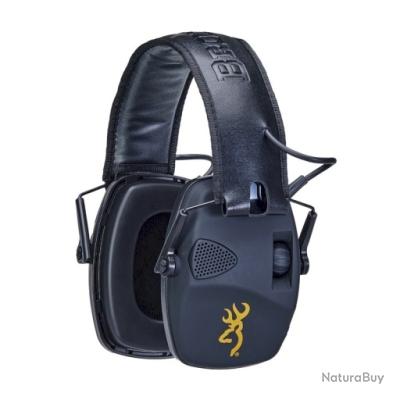 Casque De Protection électronique Pour Chasse Et Tir - Noir Avec Housse - Neuf