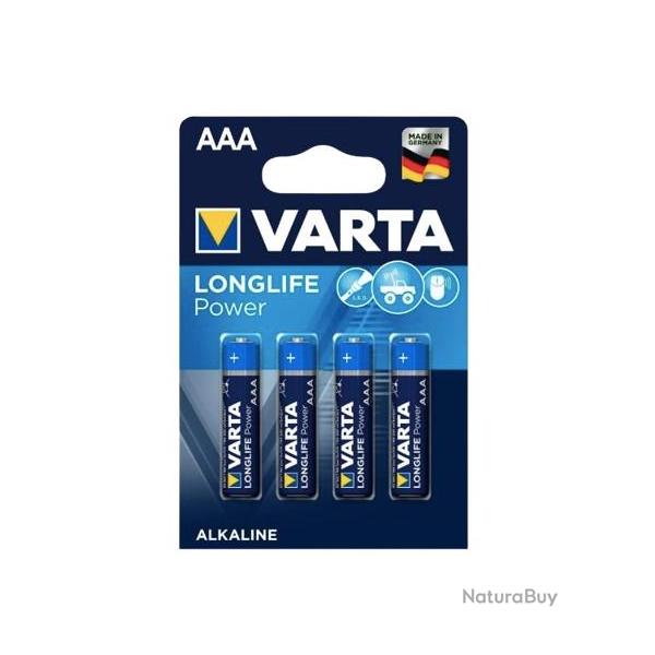 PILE VARTA LONGLIFE POWER AAA/LR03 X4