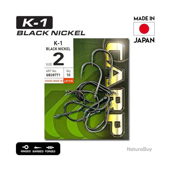 Hameon Hayabusa K-1 Black Nickel (par 10) n 4