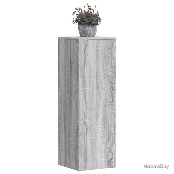 Supports pour plantes 2 pcs sonoma gris bois d'ingnierie
