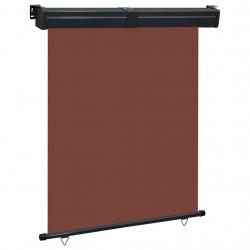 Auvent latéral de balcon 145x250 cm Marron