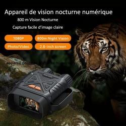 Jumelles de Vision Nocturne INSKAM avec Zoom Numérique 10X - Vision Infrarouge à Longue Portée