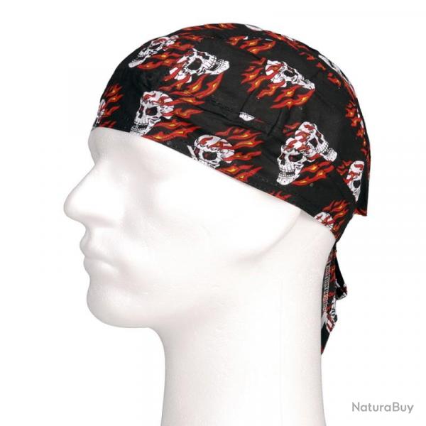 Bandana (Couleur Crânes flammes)