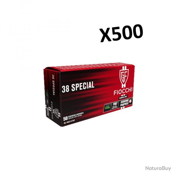FIOCCHI cal.38 spcial FMJ 158gr x500