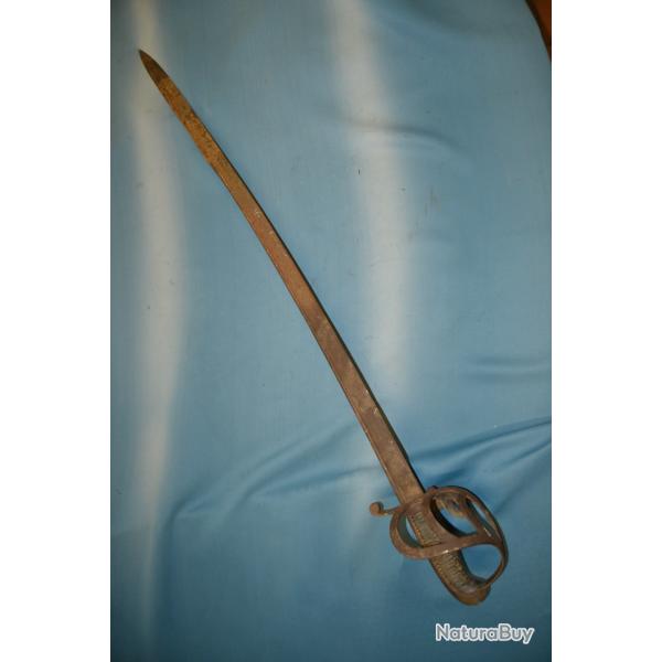 sabre de Uhlan dans son jus  nettoyer guerre de 1870 franco-prussienne