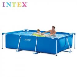 PISCINE INTEX POUR Enfant ET ADULTE Cadre en Métal 3Mx2Mx0.75M Jardin Terrasse Outdoor NEUF