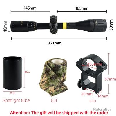 NAIZY Lunette De Visée 3-9x40EG pour Fusil À Air Comprimé Lunette De